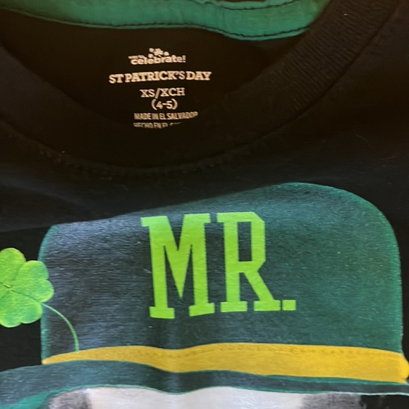 Boys St Patrick’s and 4th of July Shark t-Shirts, Size 4/5 - Picture 3 of 4